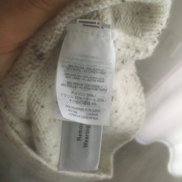 Madewell Wool Heather Sweater Dress button arms - Picture 5 of 7